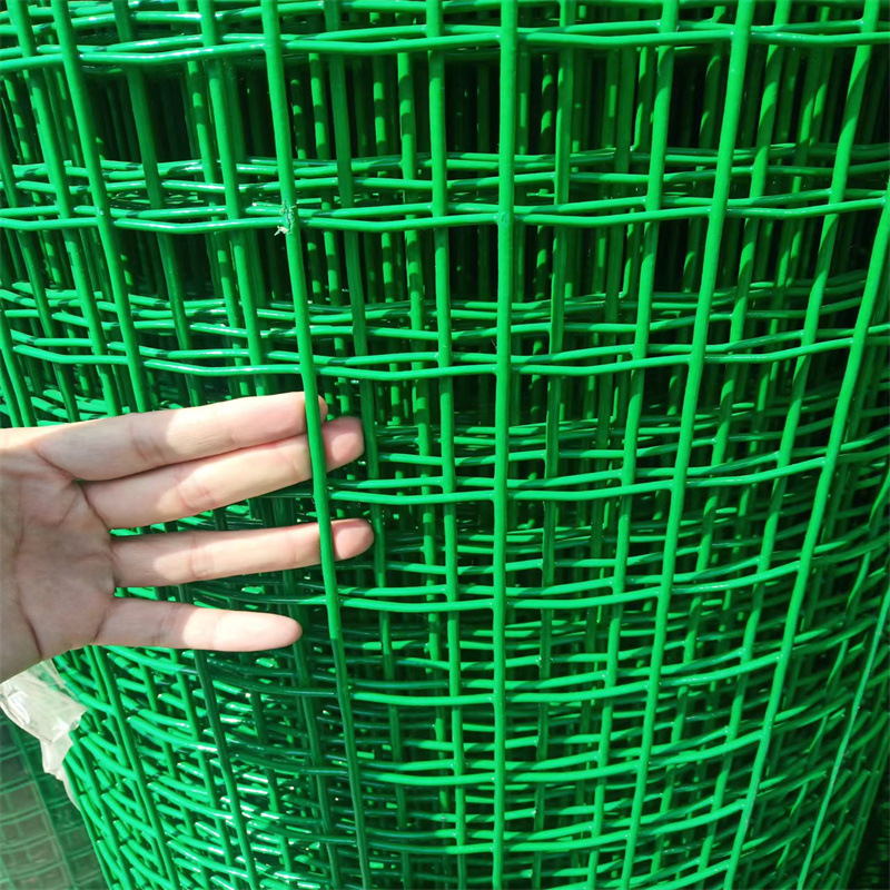 工程用高锌浸塑电焊网 涂塑焊接钢丝网荷兰网 波浪网48立柱38斜撑