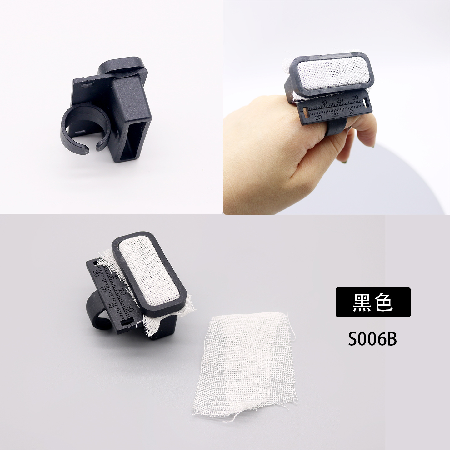 Regla de medición dental Regla de dedo resistente a altas temperaturas con mesa de limpieza Regla de medición Tubo de raíz Mesa de limpieza Regla de dedo Regla de doble propósito