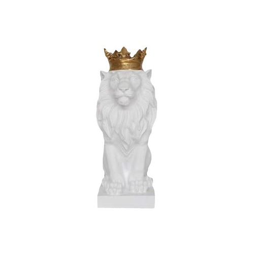Wholesale Nordic style crown lion creative home hotel decorations entrance soft decoration desktop living room decorations