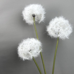 北欧のシンプルなシミュレーションのタンポポの家庭の客間の絹の花の乾いた花の品質の生け花の材料のショーウインドーの造景の偽の花の芸