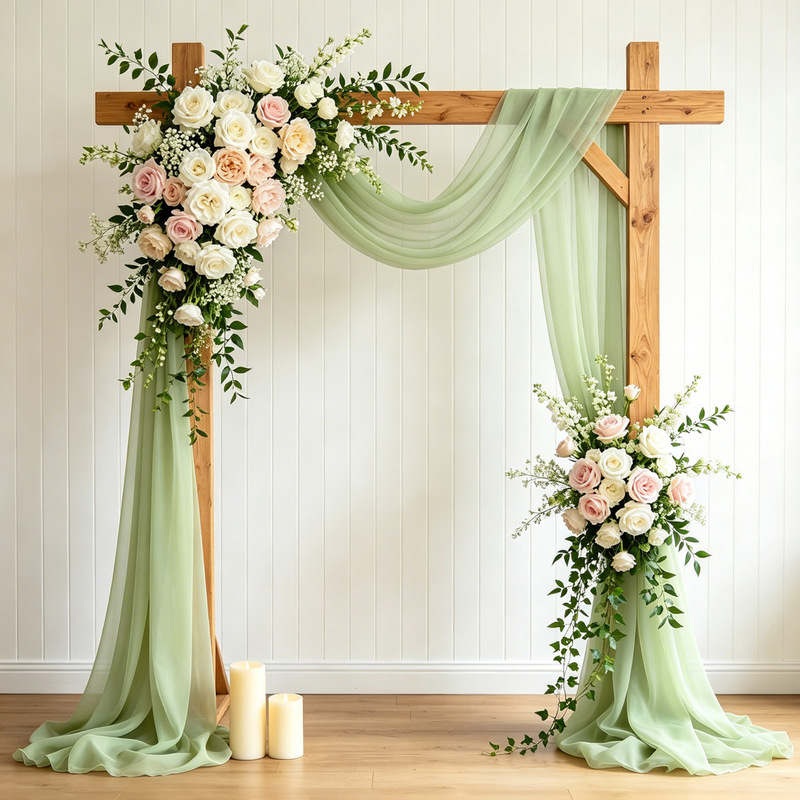 Curtain, Beauty Veil, Gauze, Arch, Wedding Lawn, Wedding Event Decoration, Outdoor Decoration, Table Runner, Drape, Chiffon Curtain, Beauty Veil, Gauze, Arch, Wedding Lawn, Wedding Event Decoration, Outdoor Decoration, Table Runner, Drape, Chiffon