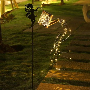 Cross-Border New Product Solar Kettle Lamp Waterproof Fairy Ground Plug-In Water Heating Light Lawn Lamp Decorative Lighting