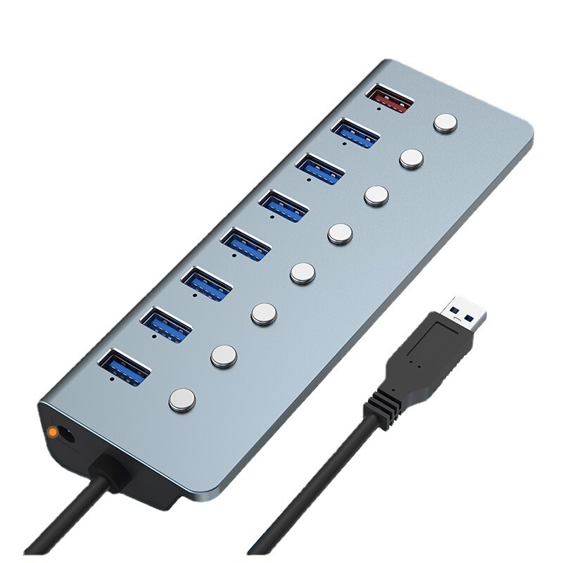 クロスボーダーusb3530ポート拡張ドック一牽引八拡張器独立スイッチhub集線コンピュータ工業拡張ドック|undefined