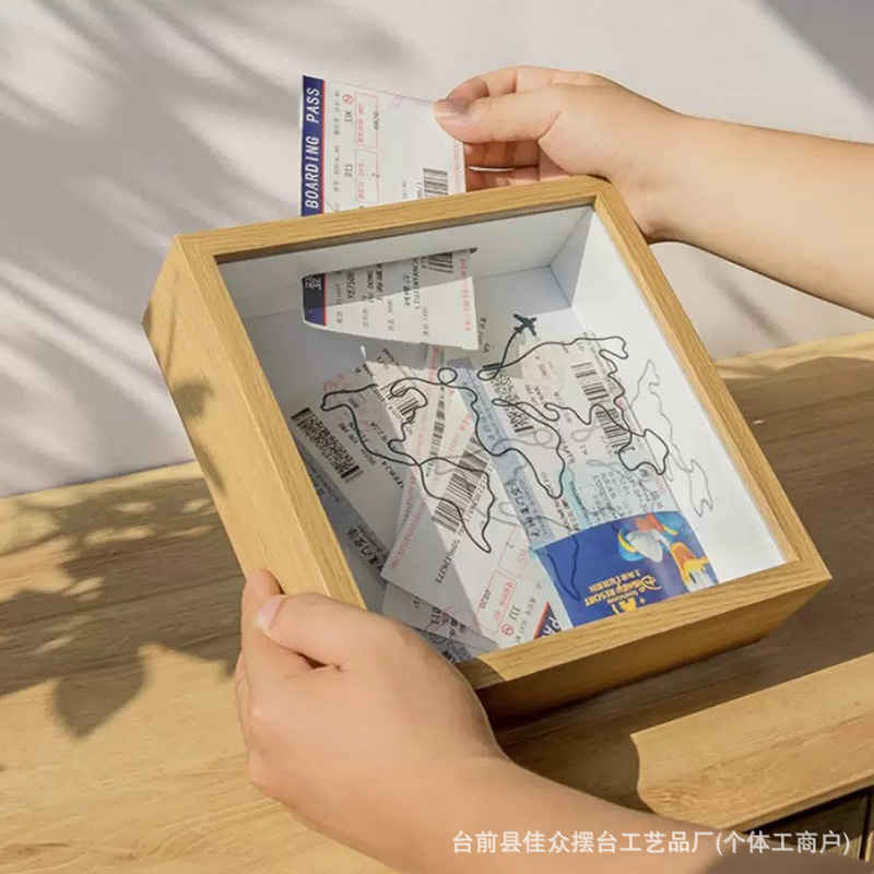 Customized Hollow Photo Frame Travel Memory Ticket Collection Photo Frame Postcard Storage Frame Concert Ticket Storage Frame Customized Hollow Photo Frame Travel Memory Ticket Collection Photo Frame Postcard Storage Frame Concert Ticket Storage Frame