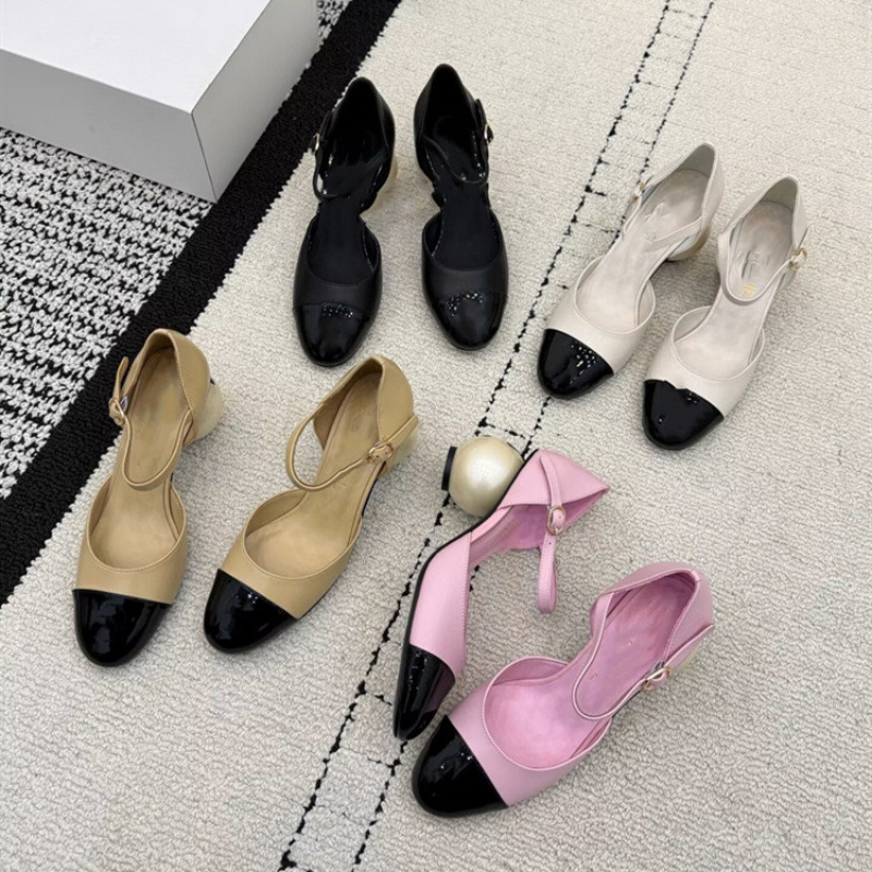 High-End Quality 2026 Early Spring New Style Genuine Leather Single-Strap Mary Jane Shoes with Chunky Heels, Versatile Shallow High-Heeled Pumps for Women High-End Quality 2026 Early Spring New Style Genuine Leather Single-Strap Mary Jane Shoes with Chunky Heels, Versatile Shallow High-Heeled Pumps for Women