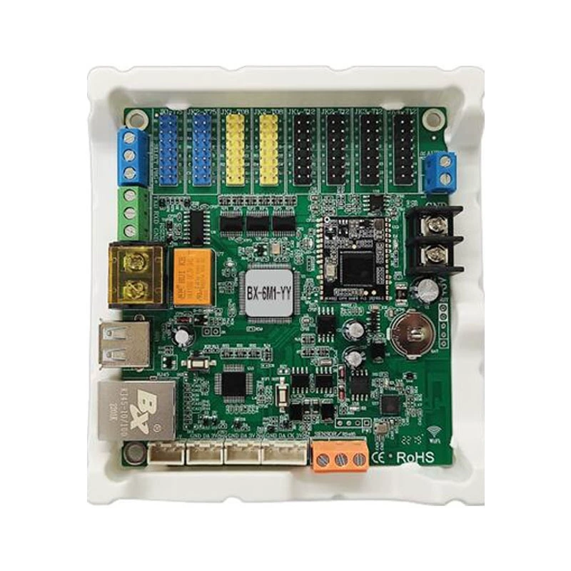 Контроллер полноцветного LED-дисплея Yangbang BX-6M1-YY, поддержка U-диска, сетевой порт, RS232/RS485, Wi-Fi материнская плата