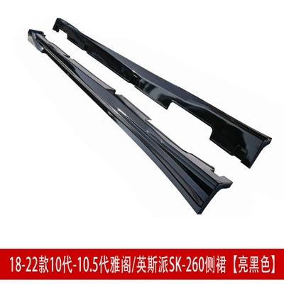 Big Surrounded Wing, Louver, Front Lip - 18-22-models-10th-generation-105-generation-accordinspa-sk-260-side-skirts-gloss-black