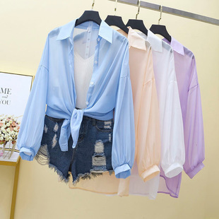 2025 New Summer Style Thin, Cool and Breathable Chiffon Shirt, Versatile and Elegant Chiffon Top for Women