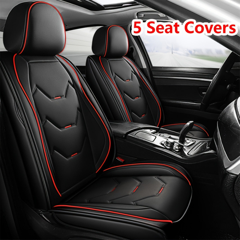 2026 D6608 Aliexpress nuevo asiento transfronterizo asiento de automóvil cubierta de cuero artificial impermeable ajustable