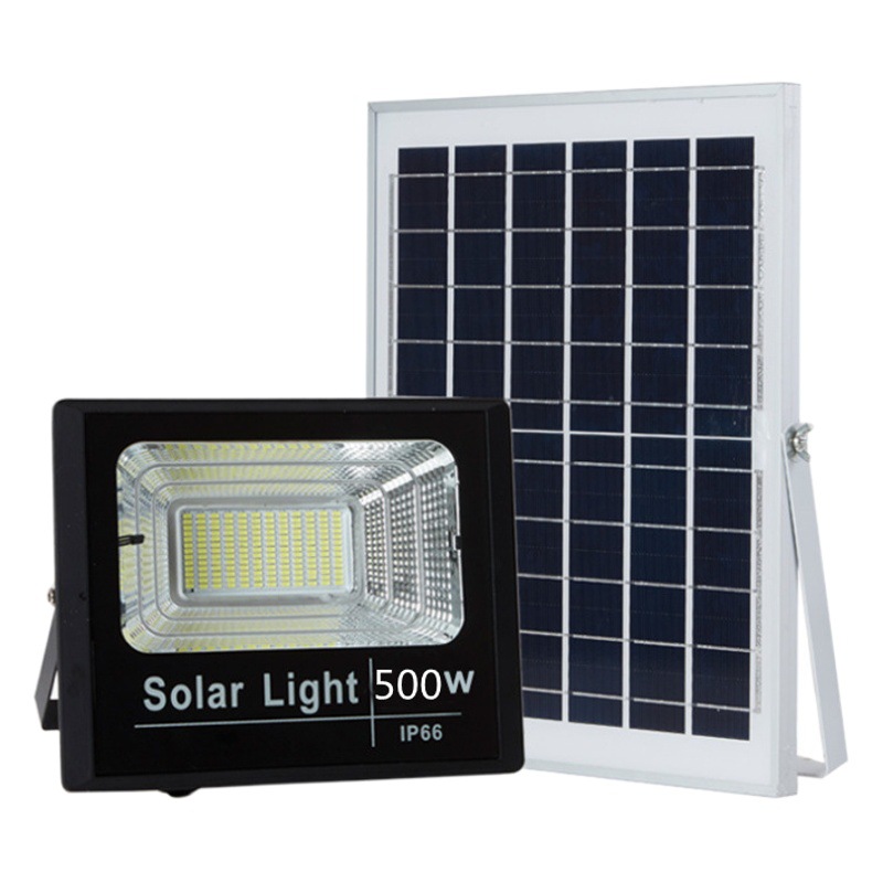 Lámpara solar exterior dividida, farola impermeable para jardín, patio o fachada doméstica