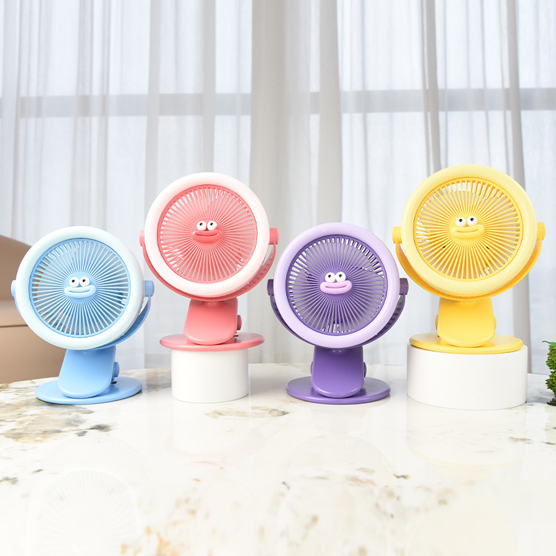 Elegant Color Fan with Lights, Large Mouth Clip, Small Fan with Adjustable Angle, USB Charging, Summer Dormitory Cooling Clip Fan Elegant Color Fan with Lights, Large Mouth Clip, Small Fan with Adjustable Angle, USB Charging, Summer Dormitory Cooling Clip Fan
