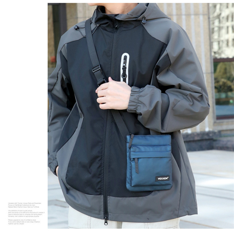 2025 Herrentasche Umhängetasche Casual Schultertasche Herrensrucksack Mini Handytasche Hochformat hochwertiges Design wasserabweisend leicht tragbar