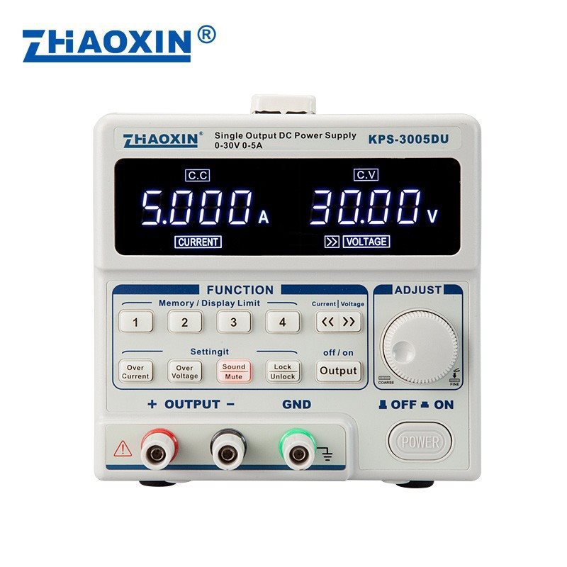 ZHAOXIN兆信KPS-3005DU程控直流稳压开关电源台30v60V可调电源