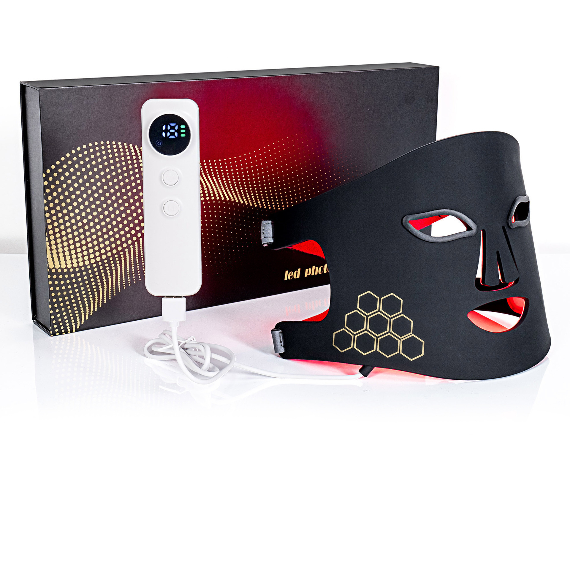 Cross-Border New Beauty Mask Led Color Light Mask 7-Color Light Mask Device Manufacturer