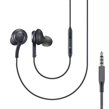 尼龙编织线S8S10线控带麦入耳式耳机 Note10手机通话耳机安卓通用