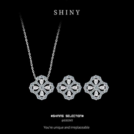 项链;莫桑钻项饰;耳钉