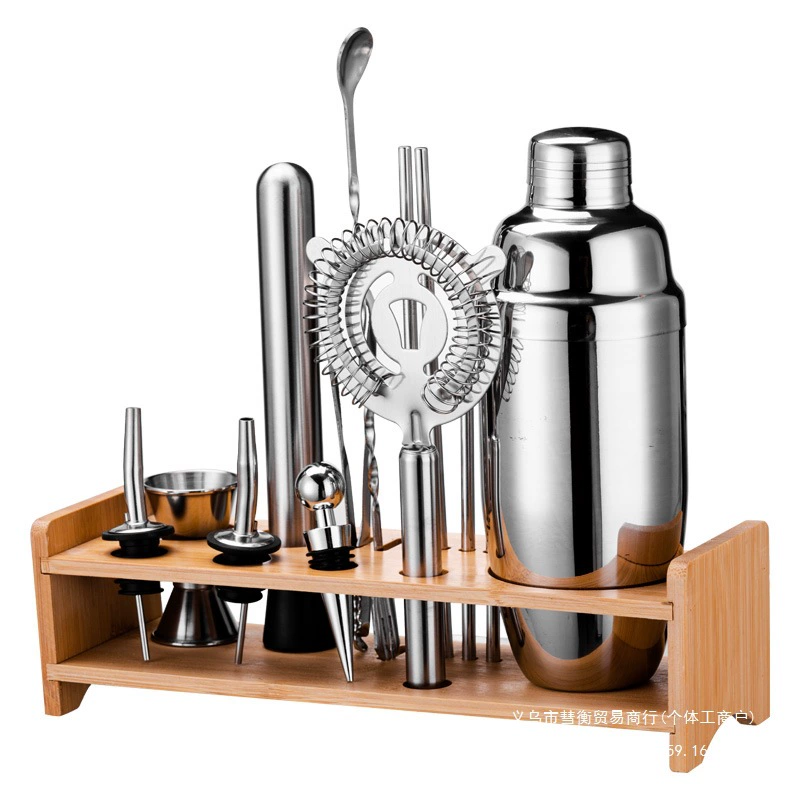 Шейкер из нержавеющей стали, набор, бокал для коктейля