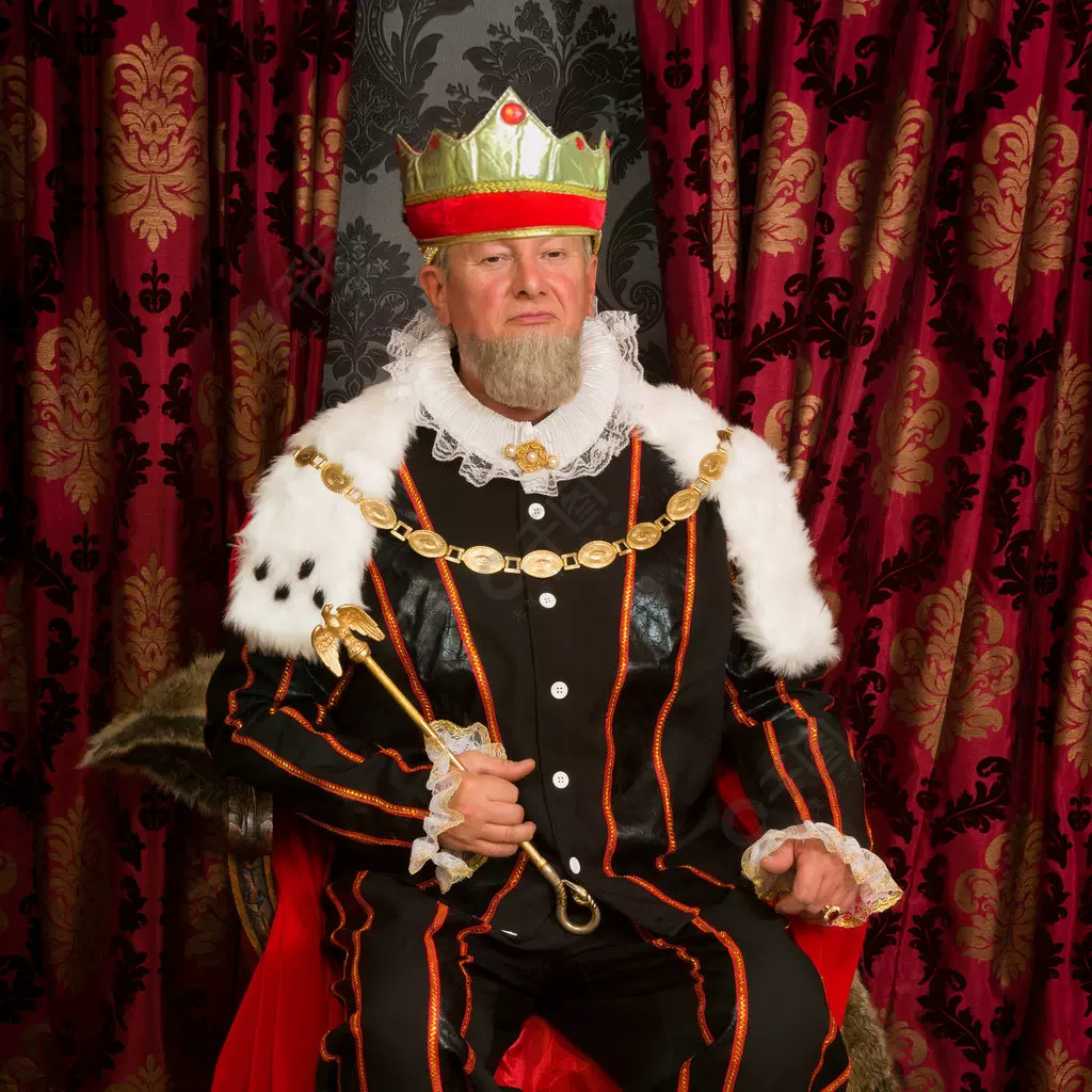 剧场王子国王帽子活动装扮道具成人款表演派对舞会装扮皇冠生日帽