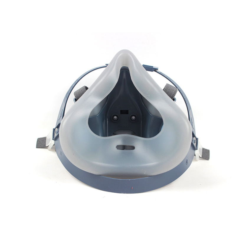 Máscara de gas 3M7502, media máscara, tipo cómodo, protección respiratoria, filtro de silicona con caja de filtro de algodón.