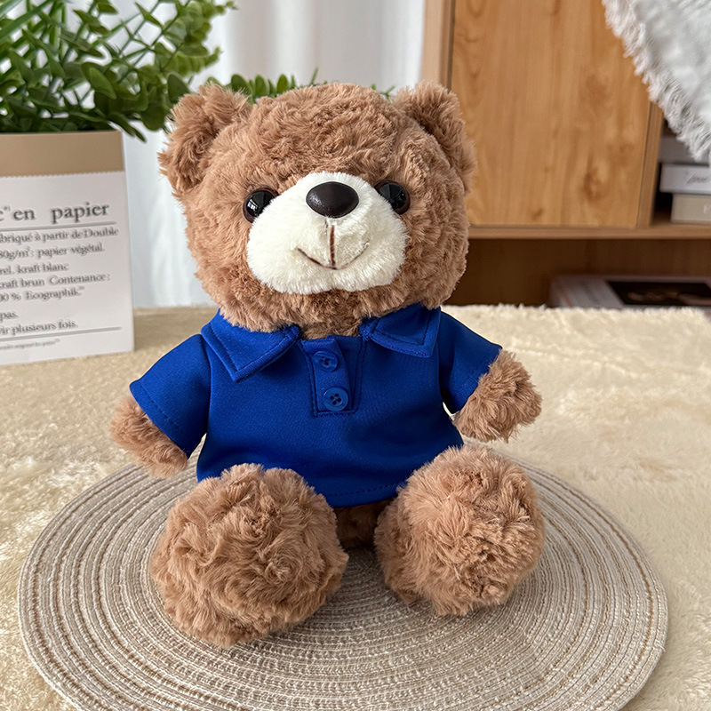 Transfronterizos Teddy Bear muñecas de peluche muñecas de tela regalo de graduación de chicas regalos de eventos logotipo imprimible