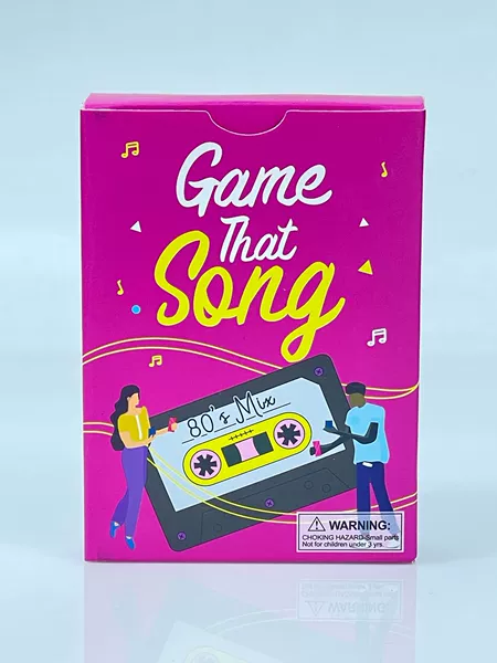 Game That Song Music Card Fan