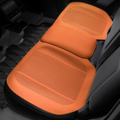 Seat cushion, seat cover Seat Cushion Pro/Max/Ultra Summer - type-b-thin-cushion-hermes-orange-rear-row-1-piece