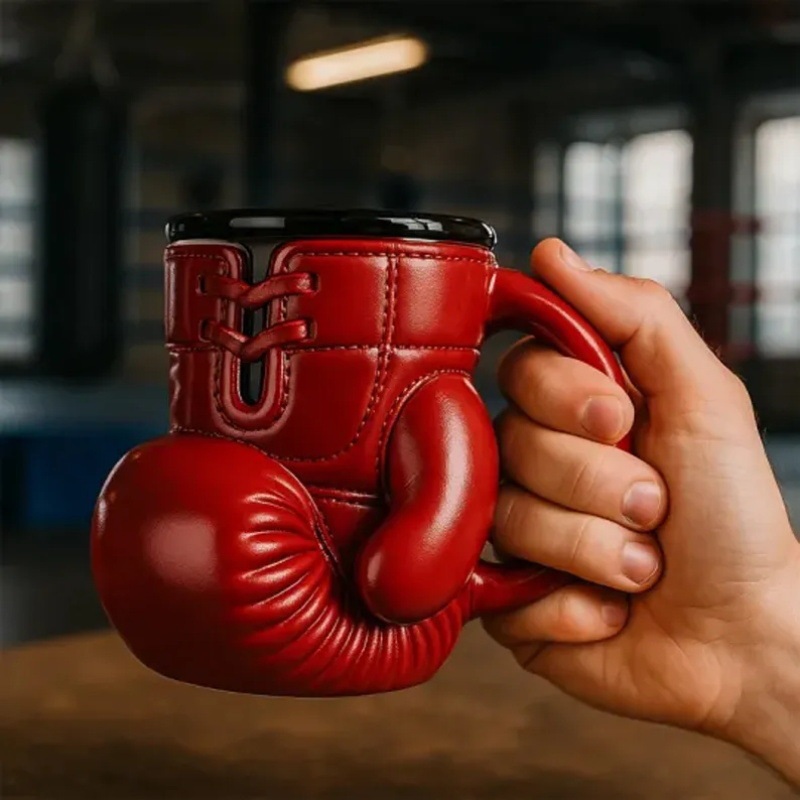 Cross-Border Boxer Mug Boxing Glove Mug Fitness Glove Cup Boxing Enthusiast Boxer