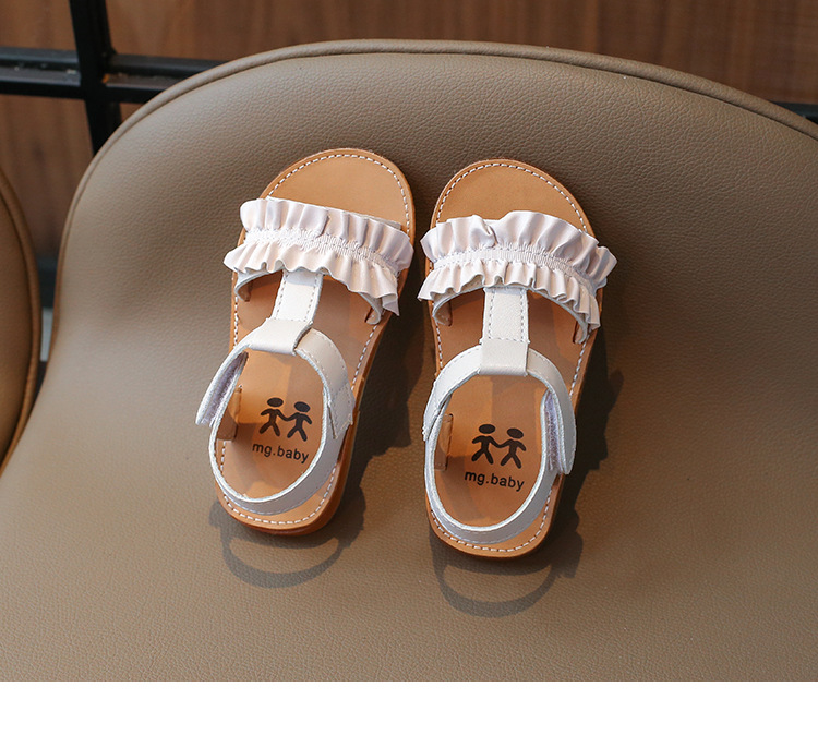 Sandali da ragazza in pizzo dolci e carini per bambini Suola morbida Baby Summer 2024 Nuove scarpe per bambini_voghion.com