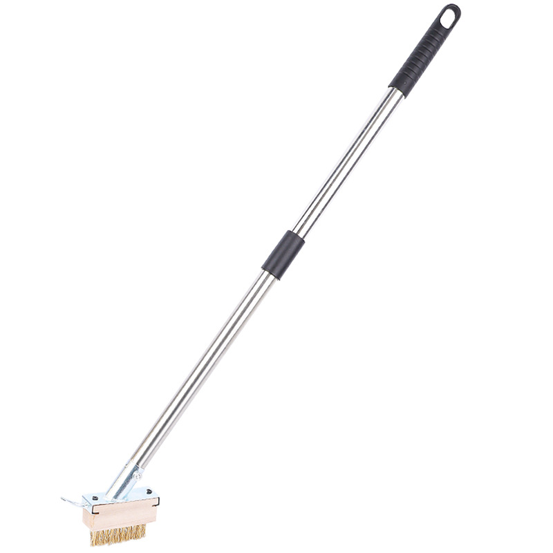 Cepillo de deshierbe de alambre de acero de jardín Cepillo de alambre de cobre extra duro Cabeza de reemplazo Cepillo de deshierbe de madera maciza de mango largo Fabricante de cepillos de costura