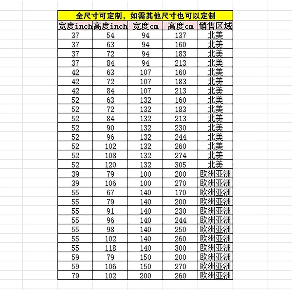 Other sizes/packaging pair of pairs of installation can be customized