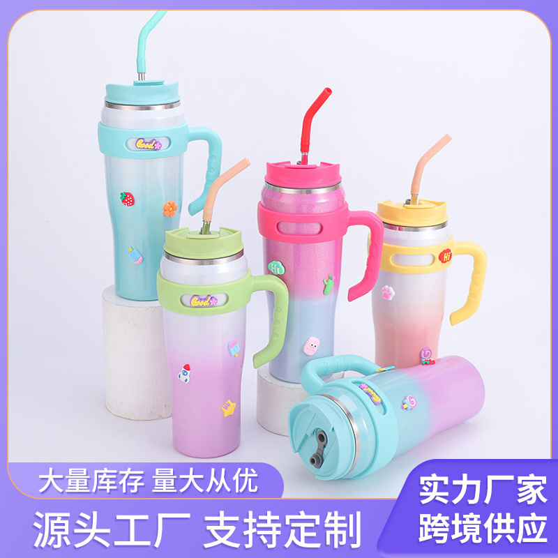 cute creative glass stainless steel