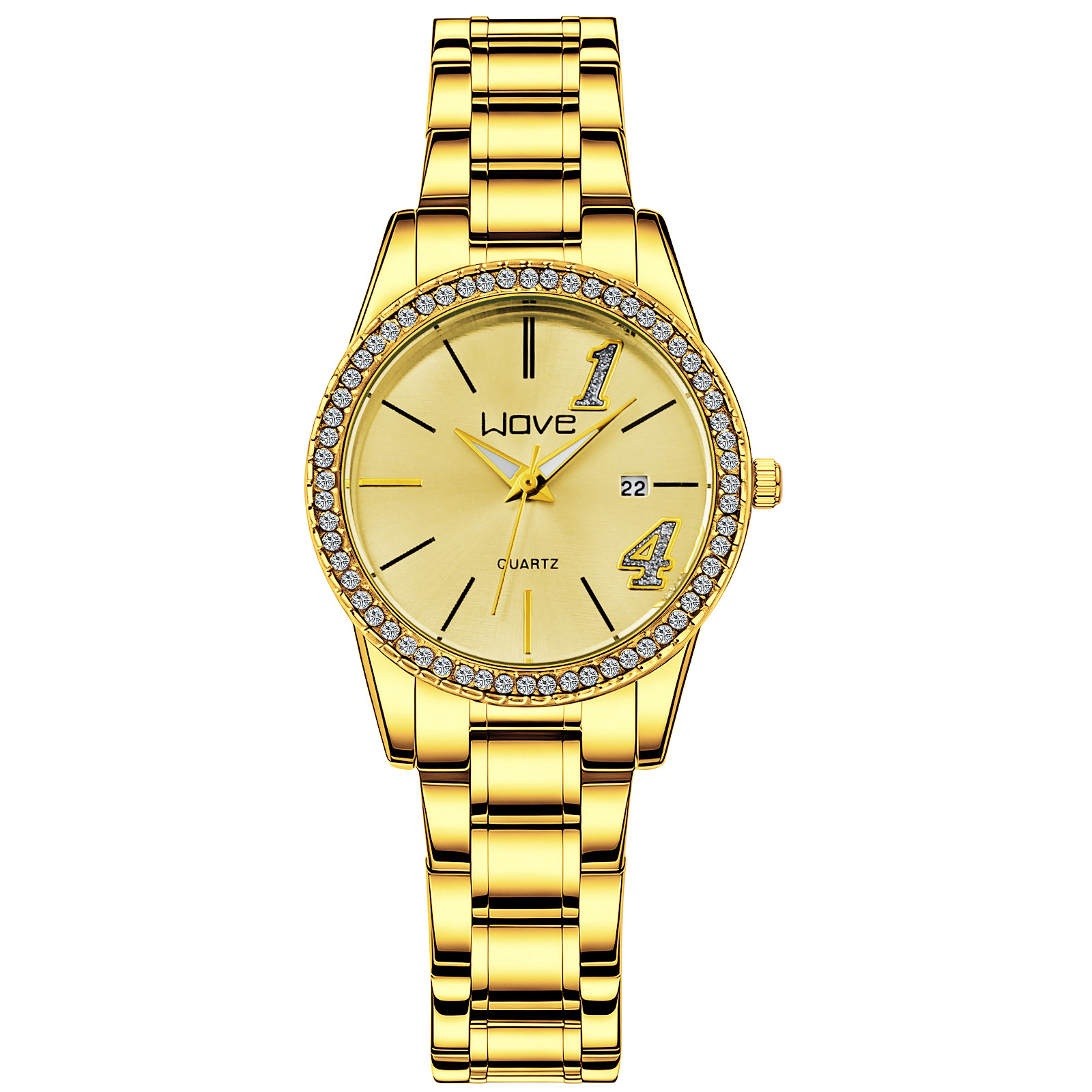 Herr- och damklocka med quartzverk och lysande urtavla_voghion.com