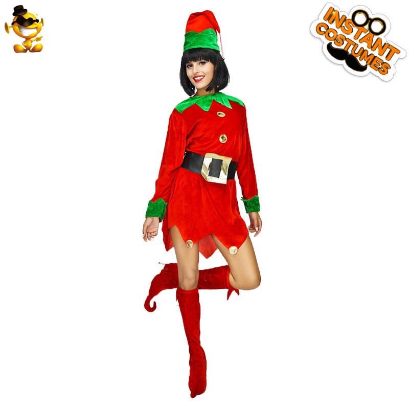 Traje de Navidad de los hombres traje de Navidad de las mujeres vestido de Navidad pareja traje de la mascarada image 7