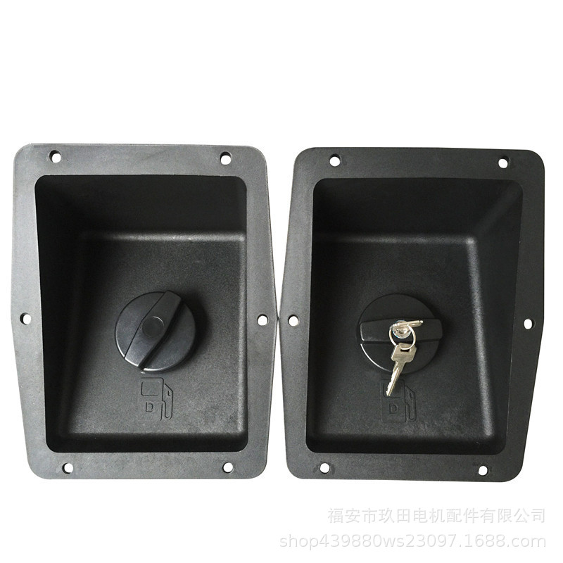 柴油发电机组静音箱油箱外置式加油口，静音箱外装加油口油箱盖