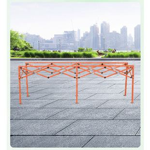 Night Market Fruit Stall Shelves, Foldable and Extendable Racks for Exhibitions and Trade Shows, Collapsible Iron Display Racks