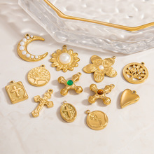 �羳�������Ʒ�����18K����Ƕ���鱦ʯʮ�ּ�̫����ɫ����