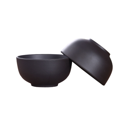 Wholesale Zisha Zhu Ni medium-sized teacups, Pu-erh Gongfu tea cups, Zhu Ni ceramic small tea cups, white glaze straight-mouth cups