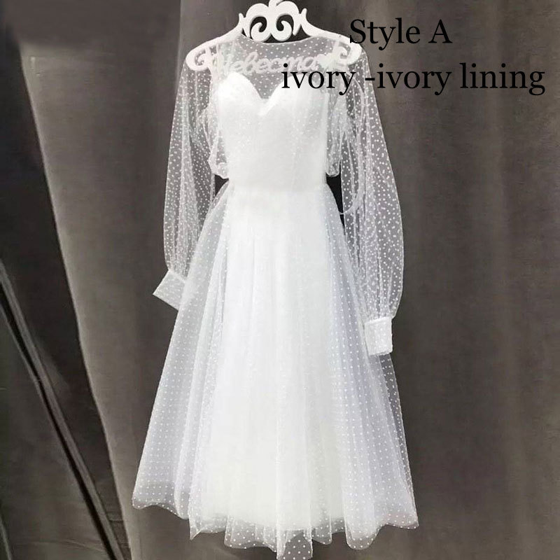 El comercio exterior de Europa y América Amazon AliExpress deseo nuevo tubo de malla superior vestido de novia adelgazamiento Mori temperamento vestido