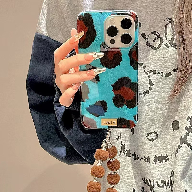 Chicas calientes con lazo de leopardo para iPhone14 Apple 16ProMax funda para teléfono móvil 15P nuevo 13 doble capa
