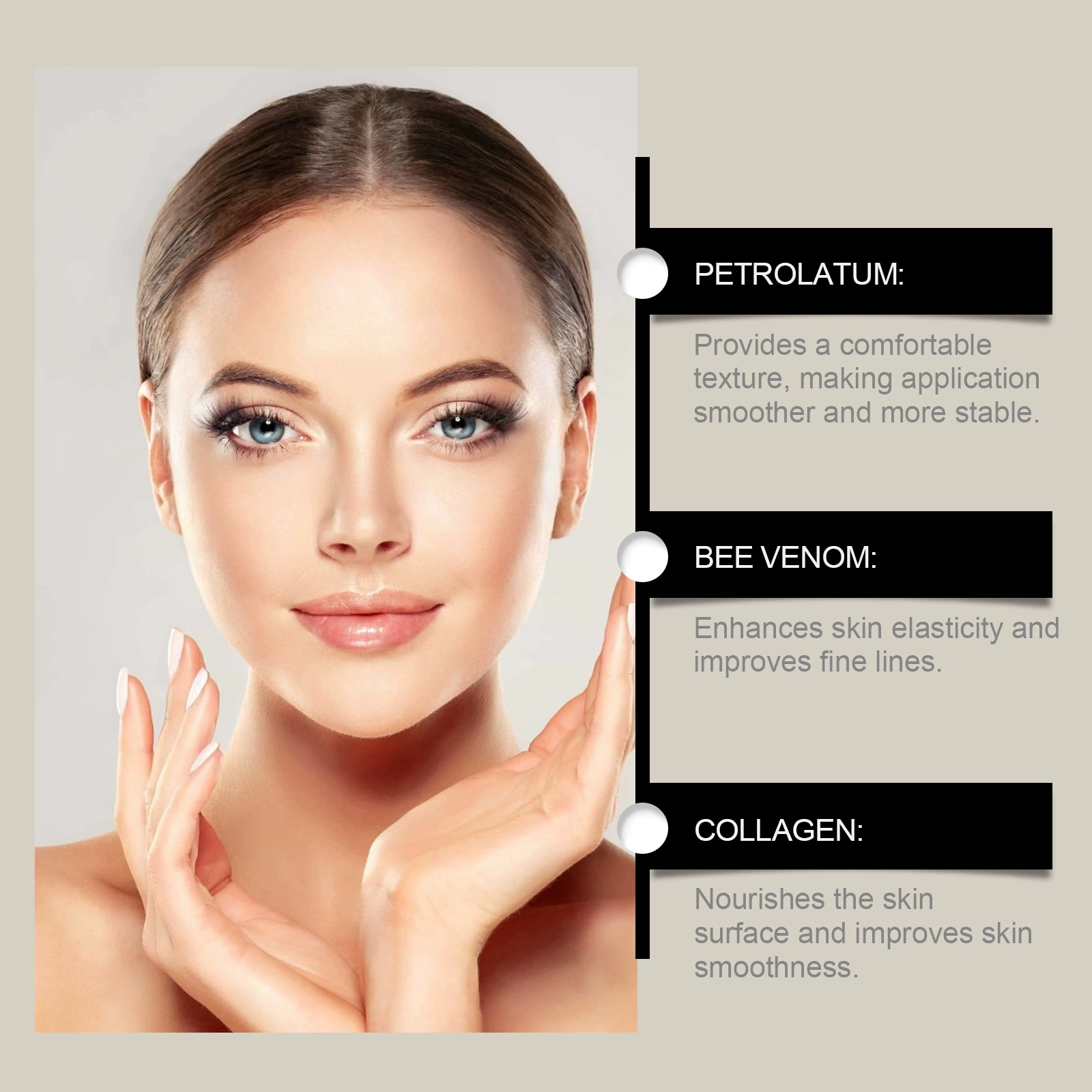 Hoygi Brightening moisturizing nutritious delicate essence, bee venom
