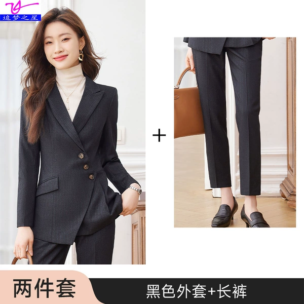 6C83 Black suit+B056 pants