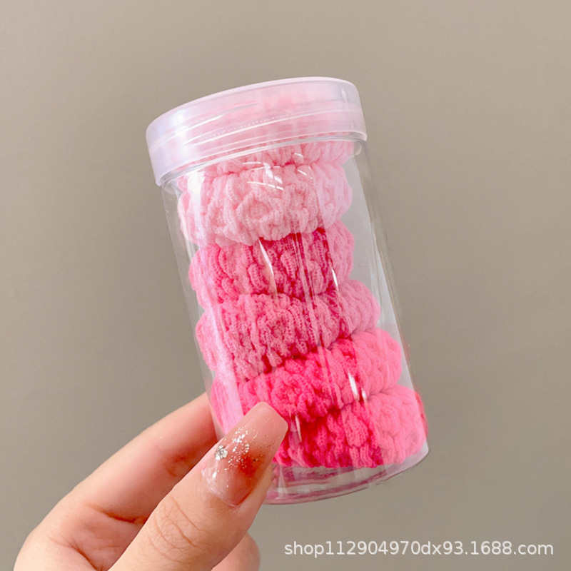 2025 nuevo estilo simple cabello de moda de alta elasticidad correa de correa de cabello multifuncional cubierta de cuero durable cabello bola adornamiento para el cabello