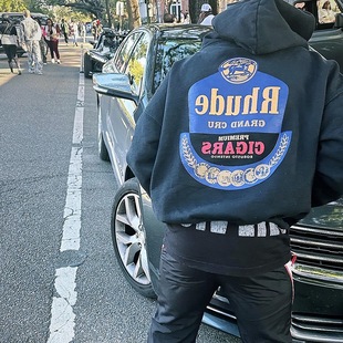 RHUDE FW24 �ﶬϵ��Ұ�R�ؙ���D�vӢ��ӡ����ʽ�Bñ�l�¸߽�