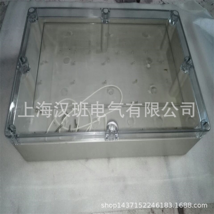 塑料透明盖 开关电路接线盒320*240*110电机仪器组件塑料盒