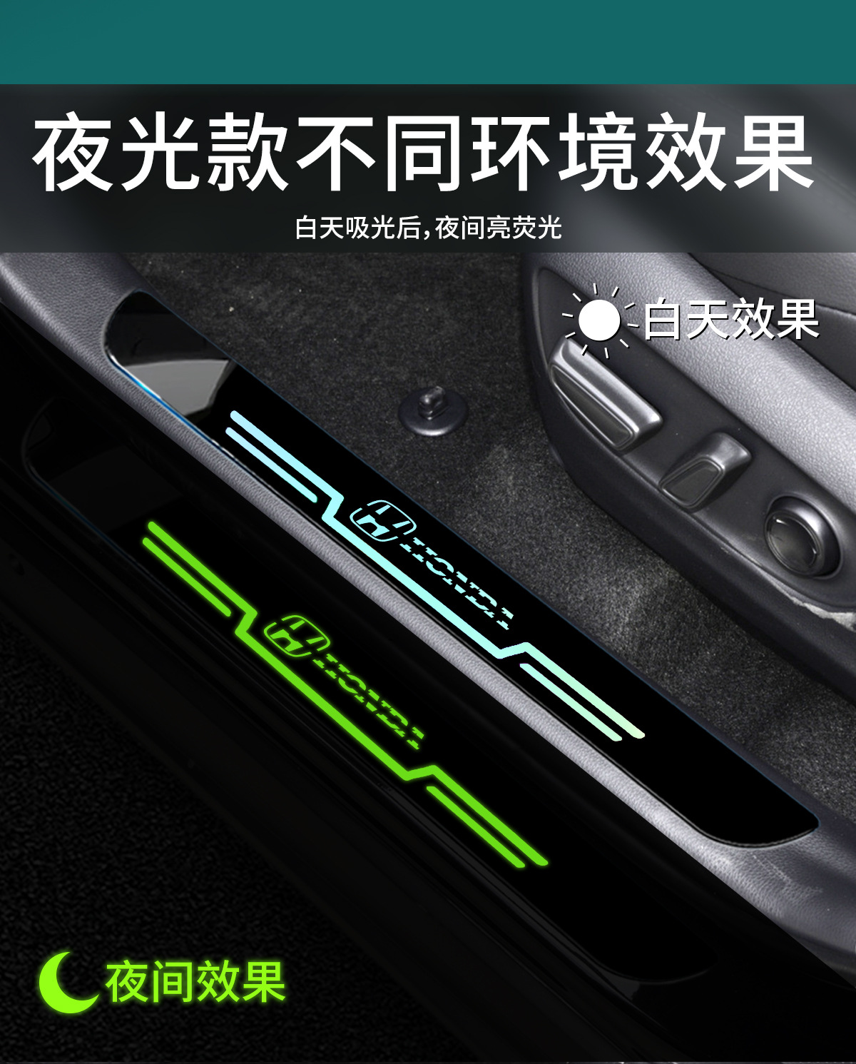 Suitable for Honda Fit Lingpai Fengfan Gejed car special pedal anti-stepping welcome threshold bar