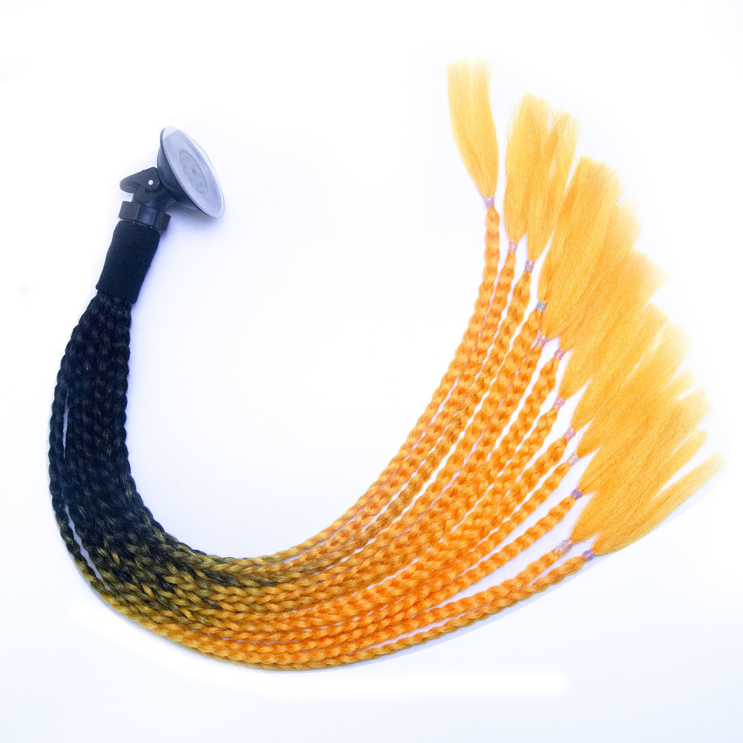 블랙과 오렌지 스티치