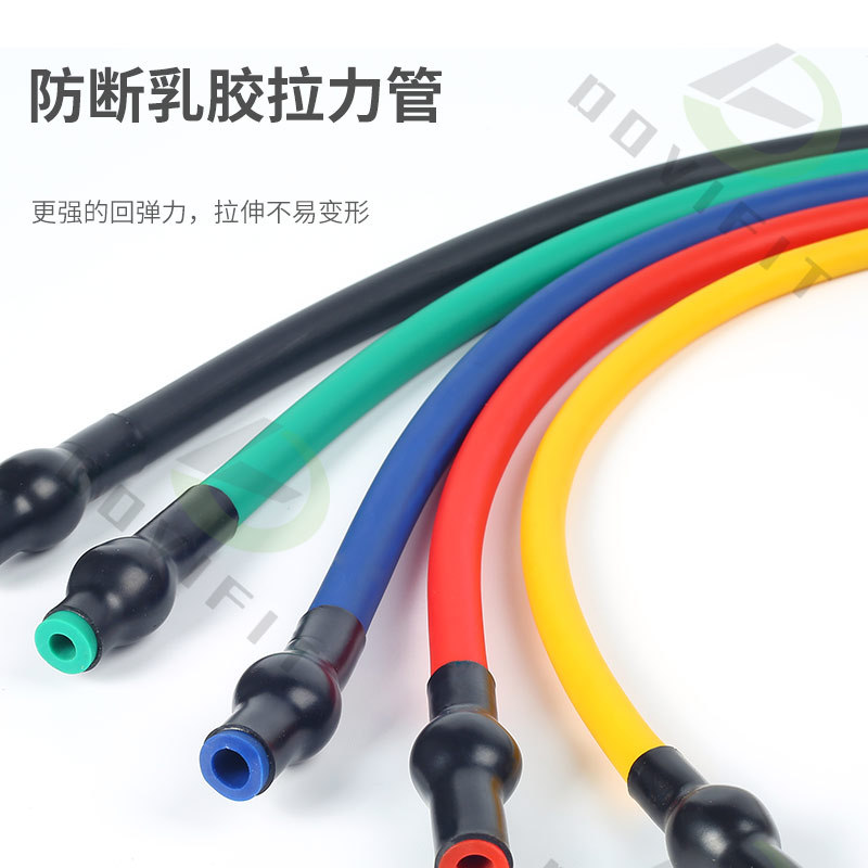 Dispositivo de tensión de la cuerda de tensión de una línea de látex dispositivo de tensión anti-rotura multifunción yoga fitness cuerda elástica expansor de pecho