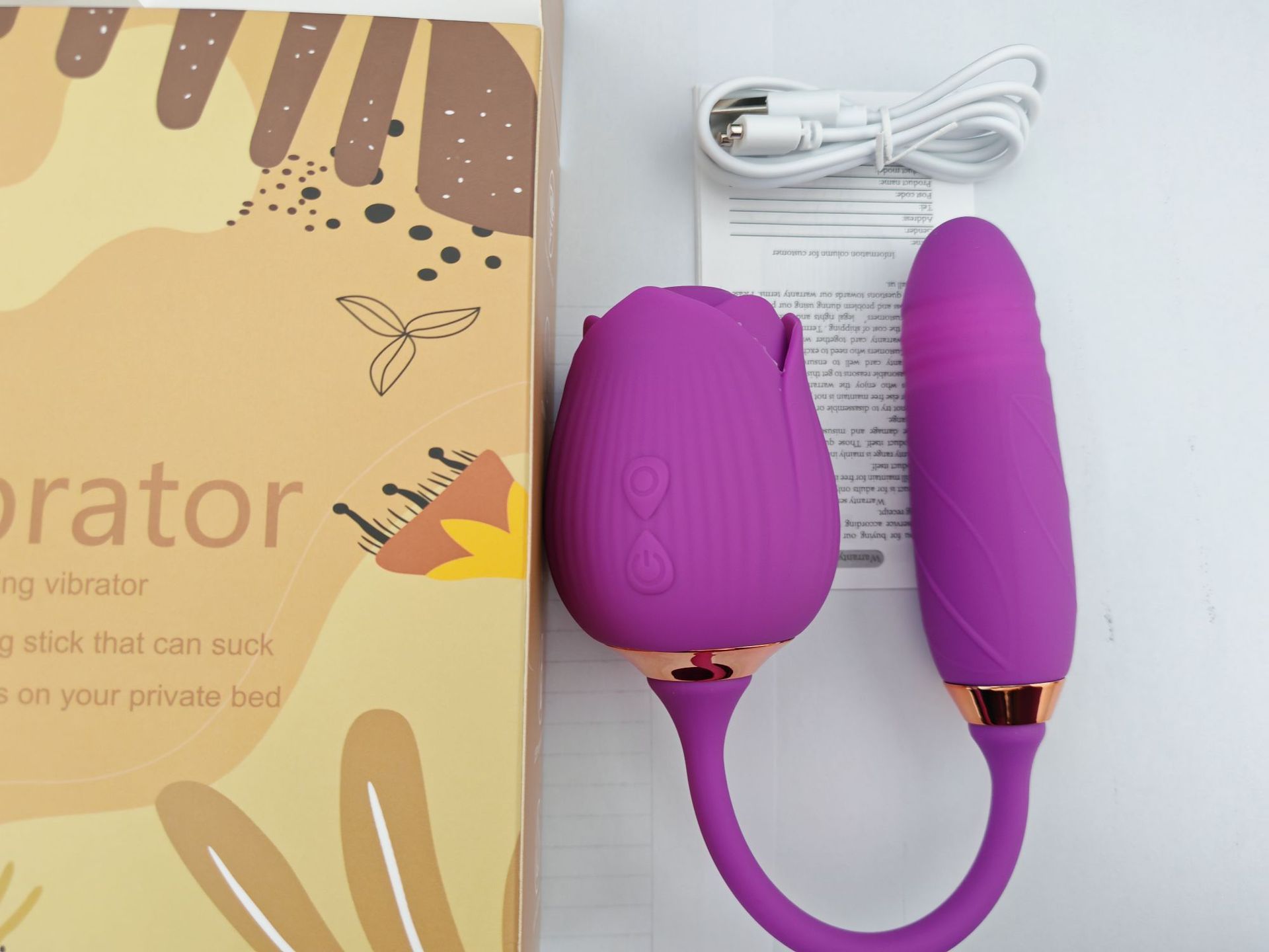 Rose lengua lamir huevo de 10 frecuencia doble cabeza vibrador femenino coquetear estimulación masturbador para adultos al por mayor