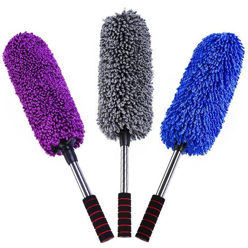 Car brush car duster home car use sweep ash dusting whisker car wash duster round soft bristle cleaning brush