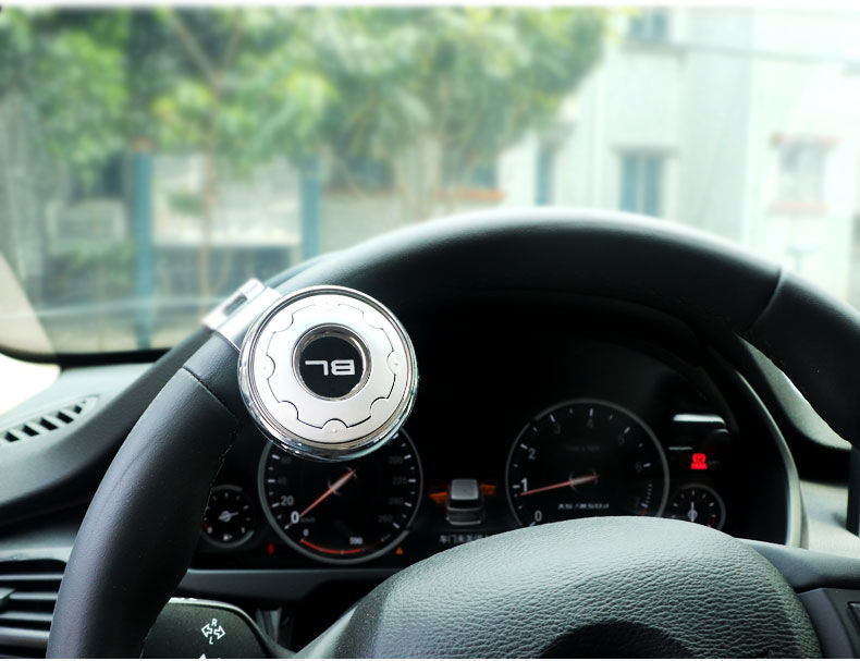 Car steering wheel booster for large vehicles and trucks, innovative high-end bearing-type one-hand turning assistance steering ball